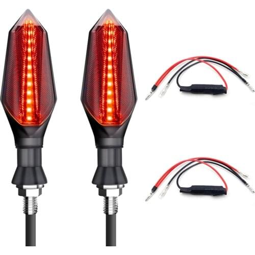 Moto turn signal light tail light LED indicator flashing light motorcycle accessories for honda vfr 800 ducati monster 1100