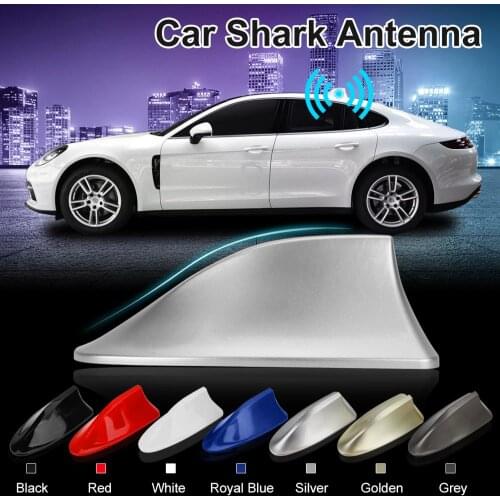 Universal Car Shark Fin Antenna FM Signal Amplifier Auto Radio Signal Car Radio FM Signal Design Aerials Antenna Car Styling