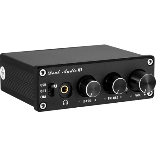 USB DAC decoder Computer PC sound card Digital optical/coaxial conversion RCA analog headphone high and low bass