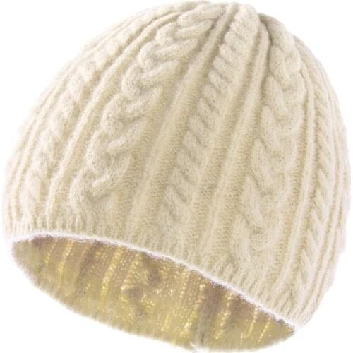 Twisted Cable Knit Beanie Hat for Women Blank Toque Autumn Winter Beige Neon Yellow White Black Rose Pink Orange