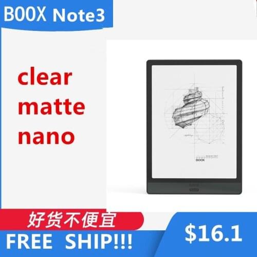 2pcs/lot Soft Clear/Matte/Nano Explosion-Proof Protective Films for ONYX BOOX Note3 10.3inch Ebook Tablet Screen Protectors