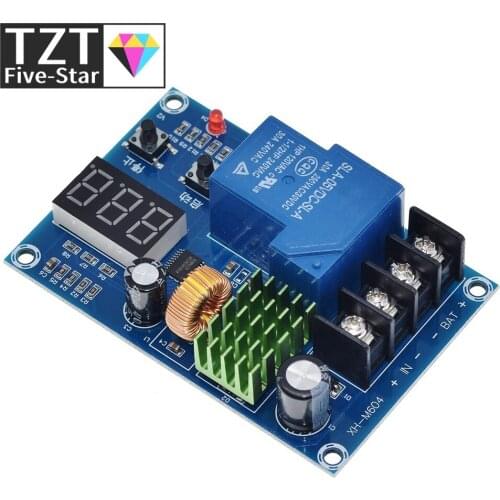 TZT XH-M604 Battery Charger Control Module DC 6-60V Storage Lithium Battery Charging Control Protection Board Switch
