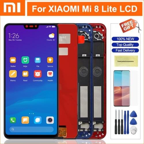 6.26'' Lcd For Xiaomi Mi 8 Lite Display Touch Screen Digitizer Assembly Replacement For Xiaomi 8 Youth Mi 8X Lcd