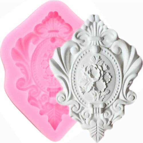 1Pcs Flower Frame Silicone Mold Fondant Cake Decorating Tools DIY Cake Baking Candy Chocolate Mould Polymer Clay Moulds