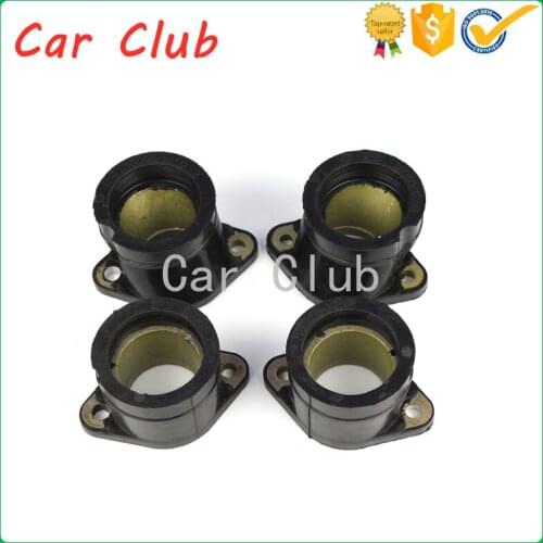4 PCS Carburetor Intake Adapter Boot Set Intake throat Carburetor interface for ZR750 Zephyr ZR-7S ZR-7 Z750 GT750