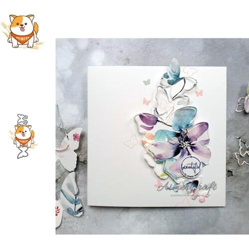6PCS Butterfly Animal Metal Cutting Dies Scrapbooking Stencil Decorative Embossing Craft Die Cuts Card Making New Dies For 2019