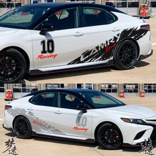 Car stickers FOR Toyota Camry 2018-2021 exterior decorative sports decals