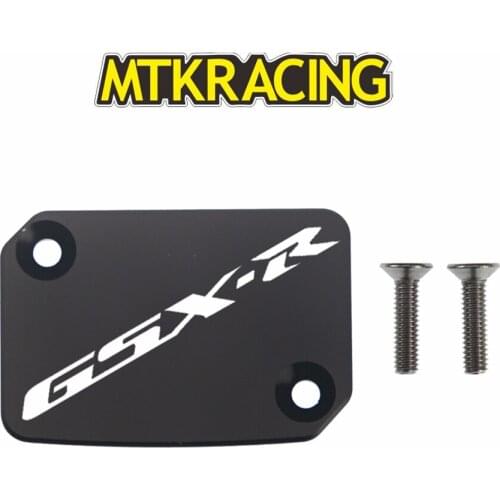 CNC Aluminum Motorcycle Brake Fluid Fuel Reservoir Tank Cover Cap FOR Suzuki GSX-R 125/150 2017-2018