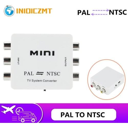 Mini PAL NTSC Bi-direction TV System Converter Switcher PAL to NTSC NTSC to PAL Dual-Way TV Composite Connection Converter