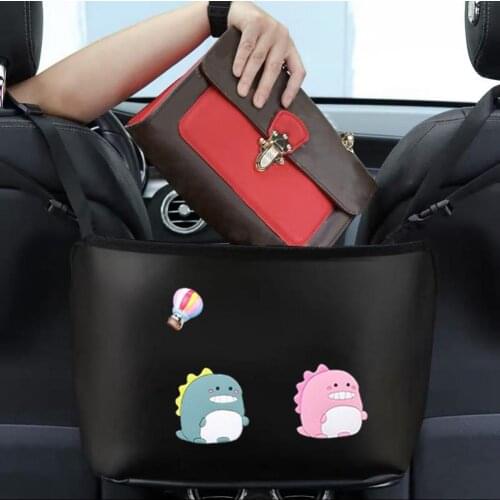 Car storage net pocket between car seat car storage bag baby middle front gear mesh seat back storage bag in the car Dropship