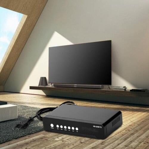 HD-2558T2 Set Top Box High Definition Russian/ English/French/ Vietnamese/Indonesian/German/Italian/Polish/Persian Smart TV Box