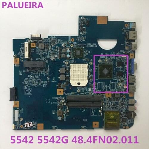 PALUBEIRA MBPHP01002 MB.PHP01.002 48.4FN02.011 laptop motherboard For acer Asipre 5542 5542G PC Main Board DDR2
