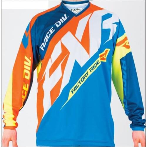 2022 FXR 360 Divizion Motocross Jerseys DH XC Bicycle Cycling Sport Long Sleeve Shirt ATV MTB Moto Racing Jersey