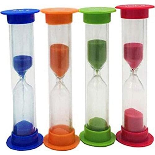 Mini Hourglass 30 Seconds 1 2 3 5 10 Minutes Timer ChildrenS Gift Toys 4Pcs/6Pcs Desktop Decoration Hourglass