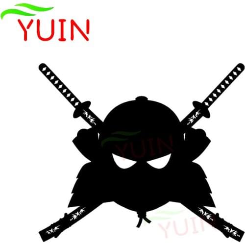 Serious Soldier Warrior Mystery Samurai Fighting Car Sticker Decoration Cars Accessories Fashion Cover Scratch Waterproof Decal