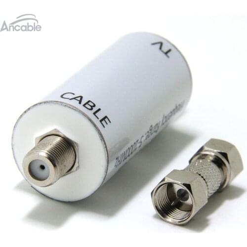 Ancable Ground Loop Isolator,Isolation Transformer,Hum/Buzz/Noise Eliminator for Cable TV Applications