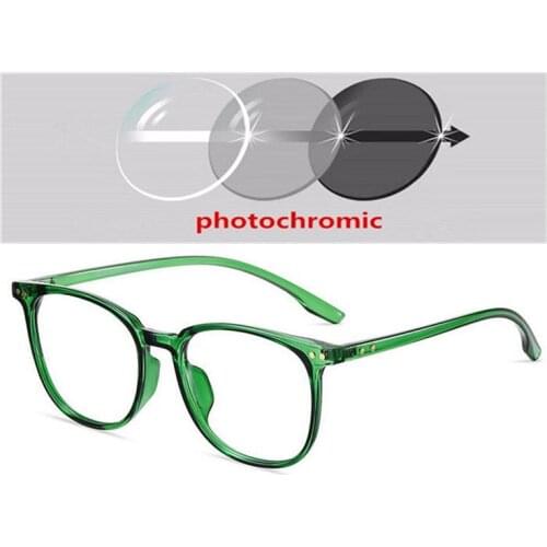 Rice Nail TR90 Square Glasses Frame Women Men Blue Light Blocking UV400 Short-sight Eyewear Prescription 0 -0.5 -0.75 To -4.0