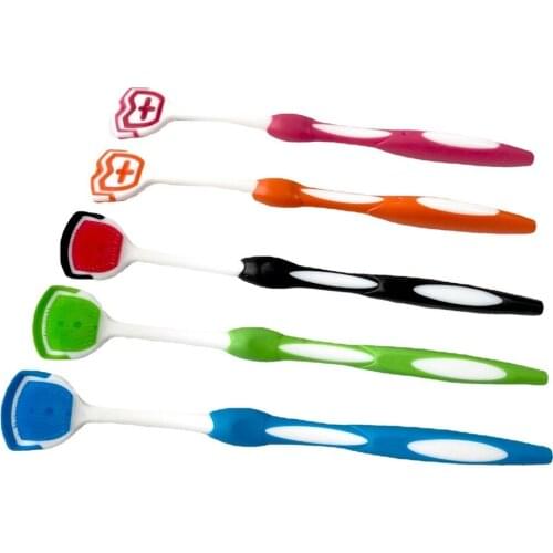 2pcs tongue scraper tongue cleaner tongue scraper remove halitosis tongue coating oral care independent tongue scraping brush