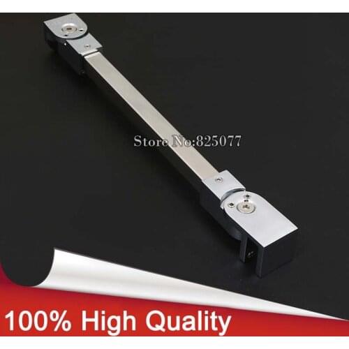 Shower Room Supporting Bar Accessary Bathroom Glass Holding Clamp 304 Stainless Steel,Angle adjustable 40/60/80/100cm KF791