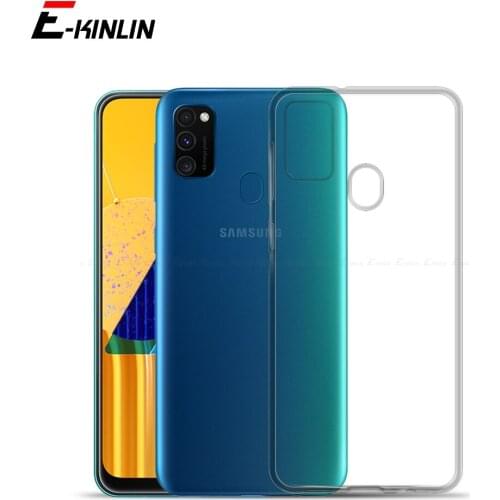 Ultra Slim Clear Silicone Case For Samsung Galaxy M51 M01 M10 M11 M20 M21 M30 M31 M40 Core Back Soft TPU Protection Cover