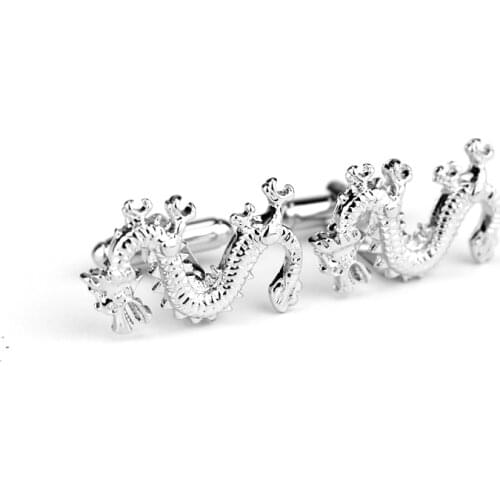 MOCHUN French shirt cufflink for mens Brand Chinese Dragon Cuff link Luxury Wedding Button Jewelry Cufflinks-20