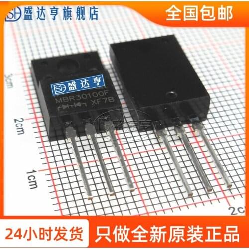 MBR30100FCT 30A 100V TO220F DIP Schottky Barrier Diode/ NEW Original In Stock