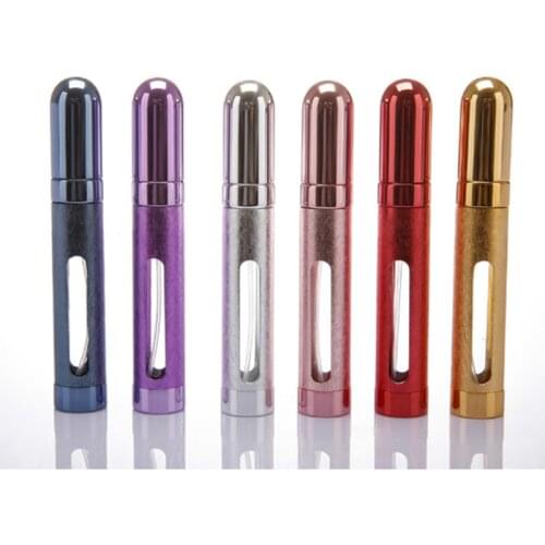 12ml 6 Colors Refillable Mini Portable Travel Perfume Atomizer Bottle Perfume Bottle For Mist Sprayer Scent 200pcs