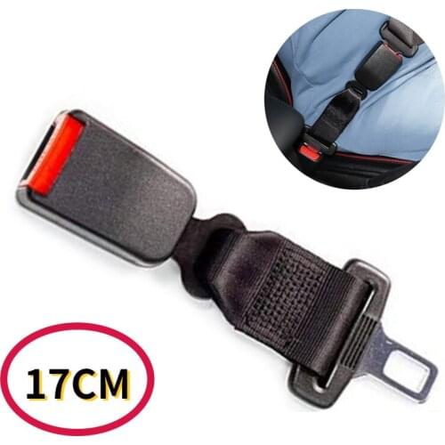 17CM Auto Vehicle Car Seat Safety Belt Extending Safety Belts Padding Adjustable Extender Universal Lengthening Car Accessory