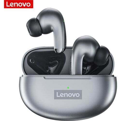 Lenovo LP5 Wireless Earphones Waterproof Low Delay Heavy Bass Mini TWS Bluetooth-compatible 5.0 Stereo Earbuds with Microphone