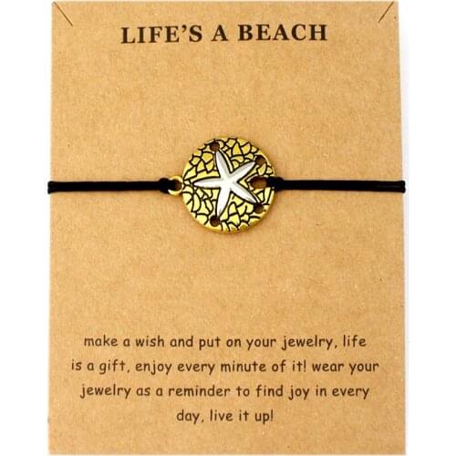 Life is a Beach Jewelry Silver Gold Octopus Whale Tale Sharks Fish Seahorse Starfish Mermaid Seashells Charm Bracelets for Women