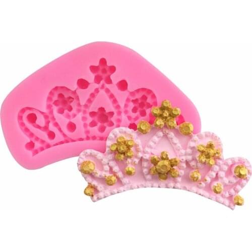 Diamond crown silicone mold chocolate sugar cake decoration baking tools DIY clay handicrafts soap mold resin mold