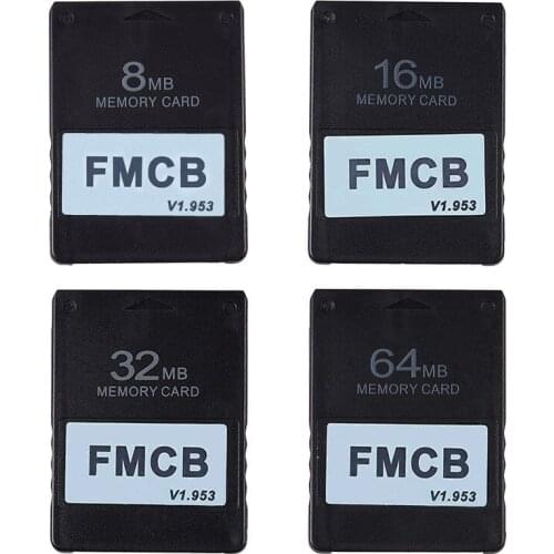 FMCB v1.953 Card Memory Card for PS2 Free McBoot Card 8 16 32 64MB
