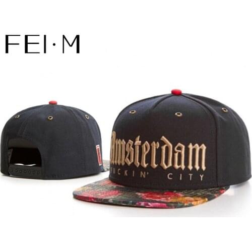 FEI M Fashion A-Dam Cap Golden Letter Floral Adult Outdoor Casual Sun Baseball Cap Travel Hip Hop Snapback Hat Drop shipping
