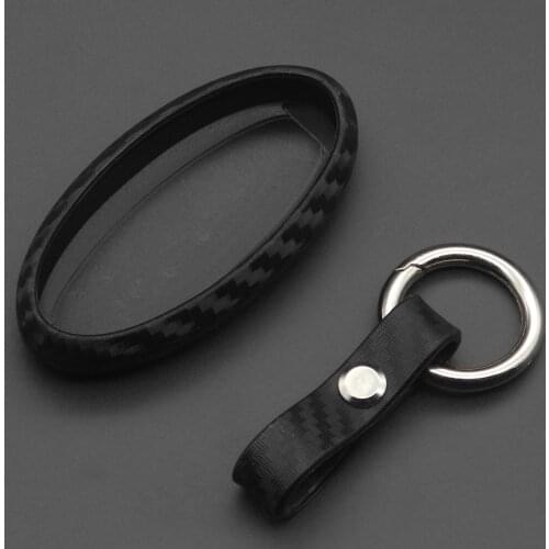 Kutery 10PCS Remote Carbon Fiber Silicone Key Case For Nissan Versa Altima Armada Maxima For Titan for Infiniti M35 JX35 Q50