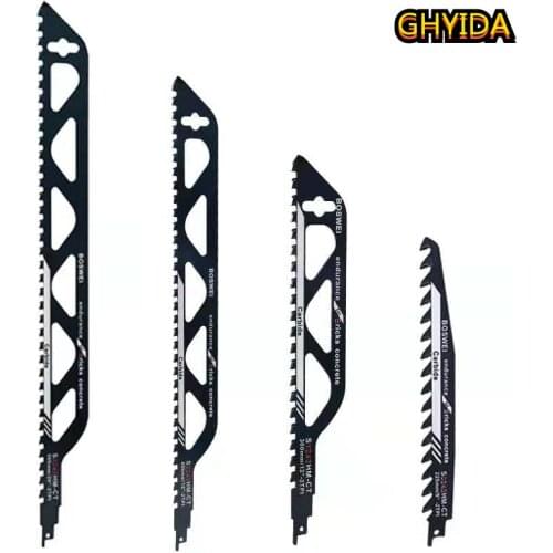 GHYIDAAlloy Reciprocating Saw Blades Saber Saw Handsaw Multi Saw Blade For Cutting Wood Metal PVC Tube Power Tools Accessor