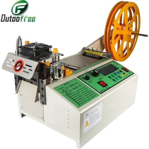 Cloth Belt Cutting Machine Computer Automatic Hot And Cold Magic Adhesive Tape Zipper Webbing Machine Elastic Belt Cutting