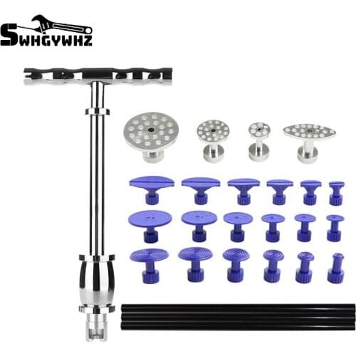 Slide Hammer Tool Set Dent Puller Dent Removal Paint Free Dent Service Tool Tag Pull Out Hand Tool Set