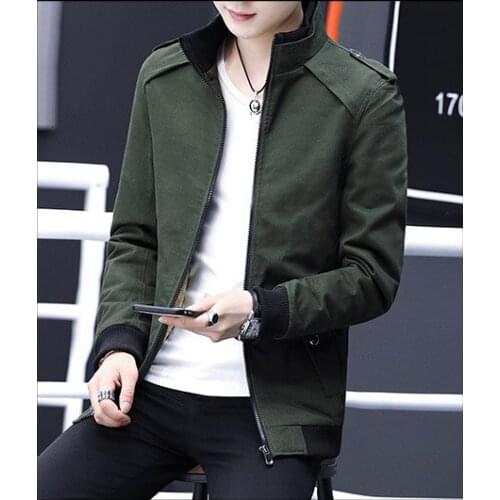 Orange Classic Men's Warm Jackets