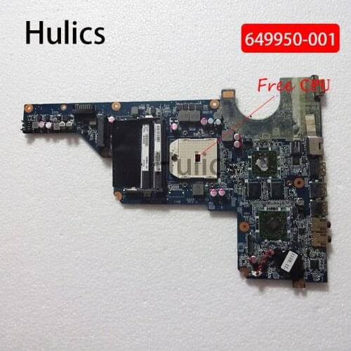 Hulics Original 649950-001 for HP Pavilion G4 G6 G7-1000 Laptop Motherboard DDR3 DA0R23MB6D1 DA0R23MB6D0 100% Tested good