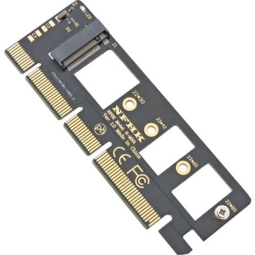 PCIe NVMe M.2 SSD to PCIe 3.0 X4 X8 X16 Adapter Card Expansion Card Adapter