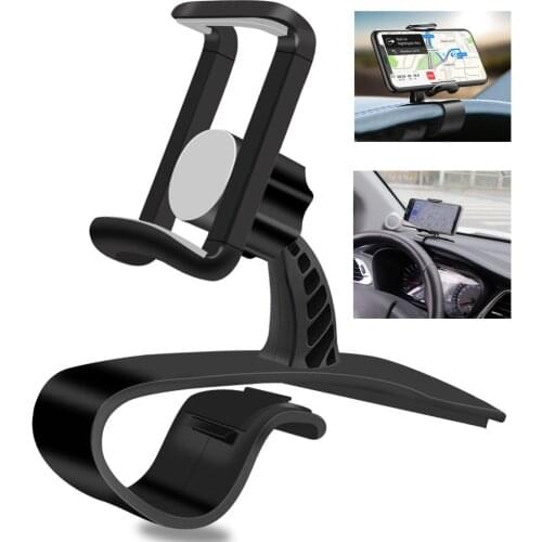 360° Rotation Adjustable HUD Car Dashboard Phone Holder Stand For 4 to 6.5 inch phones For iPhone/Samsung/Xiaomi