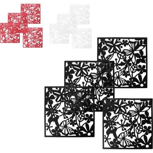 SHGO HOT-Fashion 4 Pcs Butterfly Bird Flower Hanging Screen Partition Divider Panel Room Curtain Home Decor