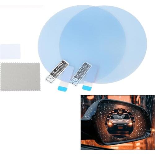 X Autohaux Car Rearview Mirror Film Anti Rain Anti-glare Film Clear Protective Waterproof Car Membrane Sticker Rainproof Film