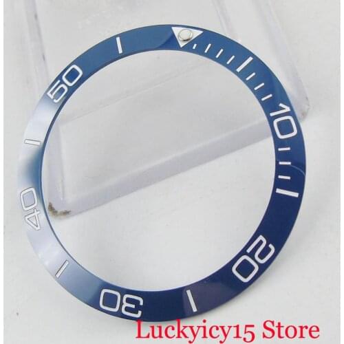 38mm Ceremic Watch Bezel Insert Fit for 40mm Automatic Mens Watch