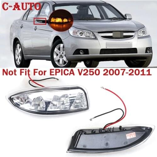 Car Left and Right LED Turn Signal Light Rearview Mirror Lamp Flasher Repeater For Chevrolet Epica 2007 2008 2009 2010-2014