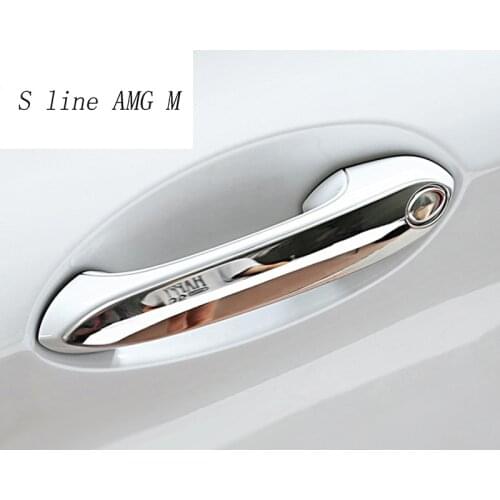 Car Styling For BMW 3 Series G20 G28 Outer Door Bowl and Handle Auto Door waist line Protective Stickers Covers Trim Accessories