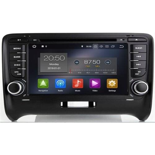 Free shipping! Android 10 WIFI RDS Car DVD player radio audio GPS Navi for Audi TT MK2 8J 2006 2007 2008 2009 2010 2011 2012 TT