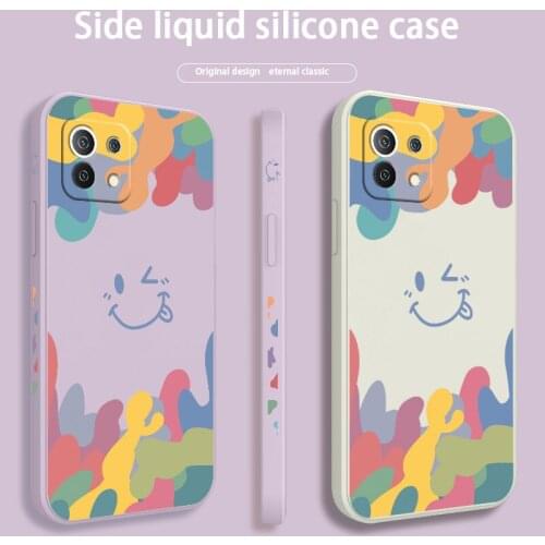 Colorful Soft Case For Xiaomi Mi 11 lite Ultra 11i 10T 9T Pro Lite 10 10S 9 8 lite Pro Poco F2 X2 F3 Pro Shockproof Phone Cover