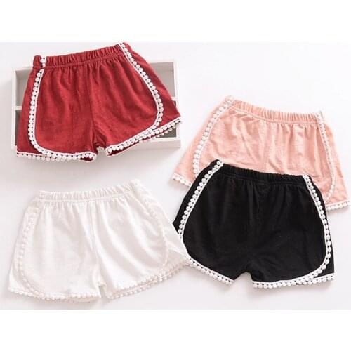 2021 Kids Summer Shorts Bow Princess Shorts for Girls Fashion Girls Shorts Children Pants Girl Short Flower Girls Clothing