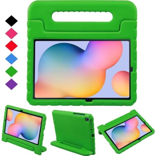 Kids Case Cover for Samsung Tab S6 Lite 10.4 2020 P610 P615 Shockproof Light Weight Protection Handle Stand Kids Case
